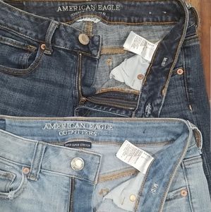 Sz 6 American Eagle Midi shorts (2 pairs)